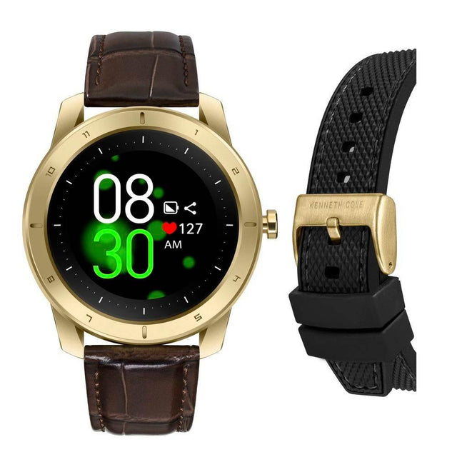 Kenneth Kole Black Silicone Watch - Hilstor