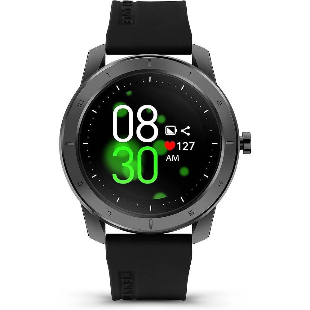 Kenneth Kole Black Silicone Watch - Hilstor
