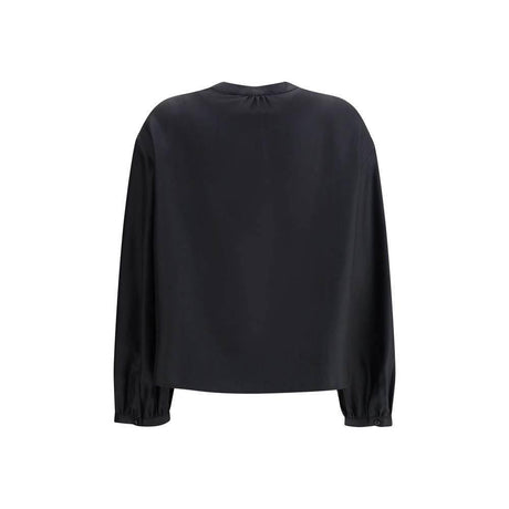 Loulou De Saison Lea satin Shirt - Hilstor