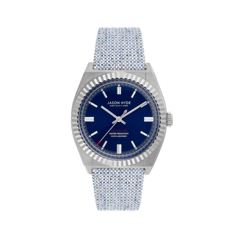 Jason Hyde White Textile Watch - Hilstor
