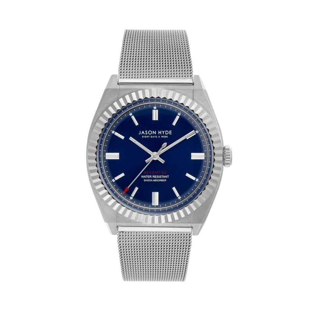 Jason Hyde Gray Steel Watch - Hilstor