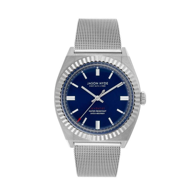 Jason Hyde Gray Steel Watch - Hilstor