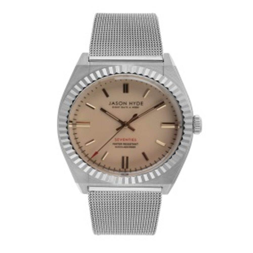 Jason Hyde Gray Steel Watch - Hilstor