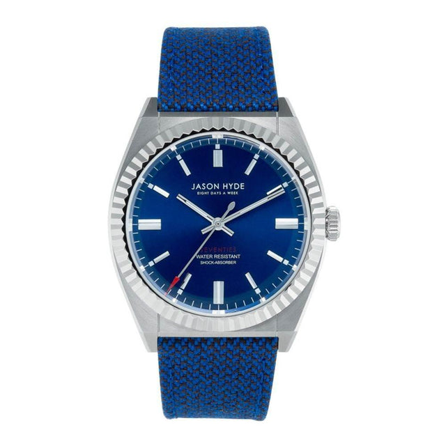 Jason Hyde Blue Textile Watch - Hilstor