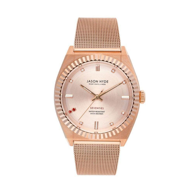 Jason Hyde Gold Textile Watch - Hilstor