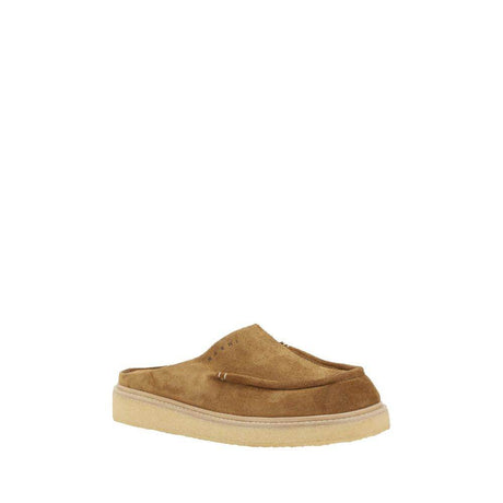 Marni Suede Mules - Hilstor