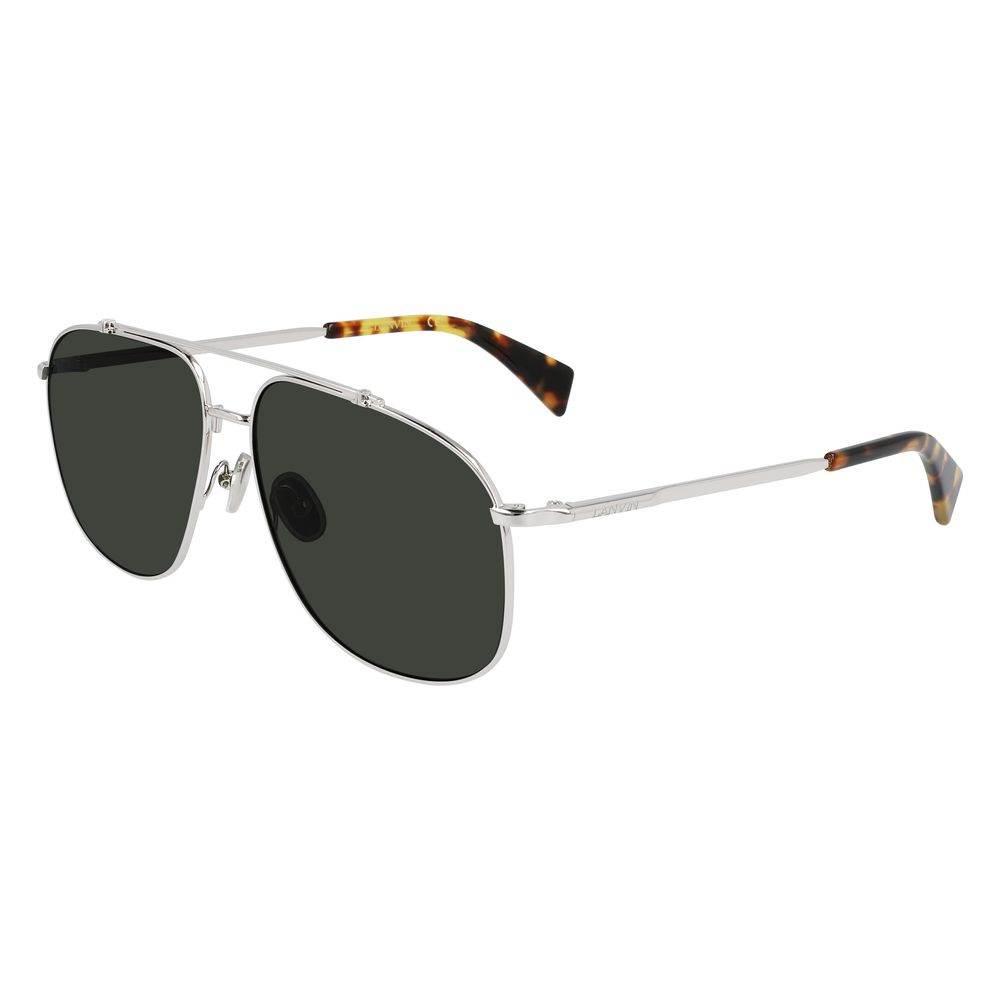 Lanvin Gray Metal Sunglasses - Hilstor