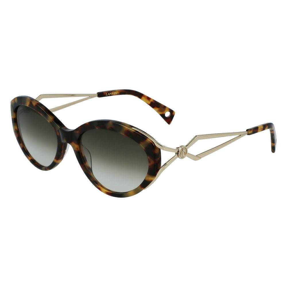 Lanvin Brown Acetate Sunglasses - Hilstor