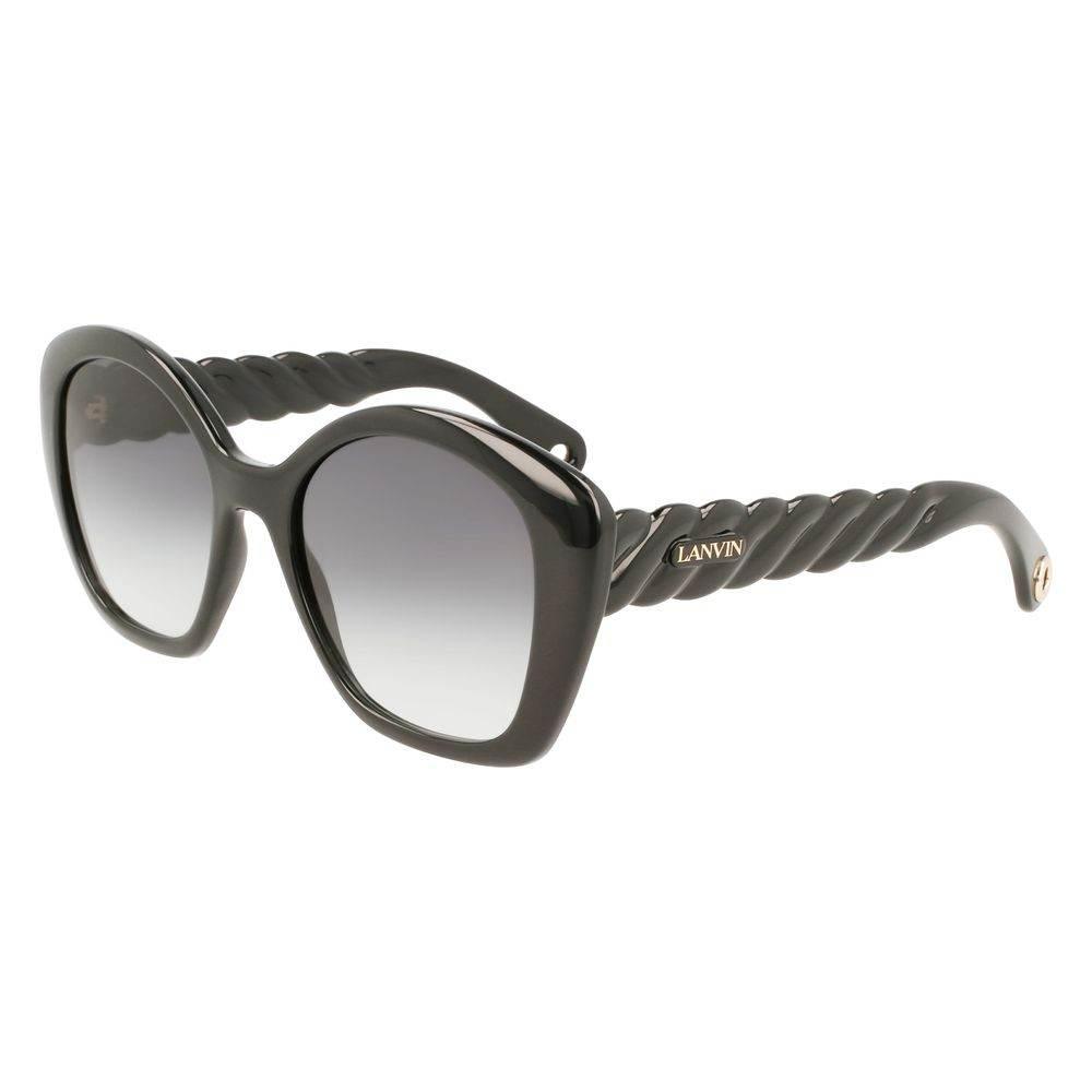 Lanvin Black Bio Injected Sunglasses - Hilstor