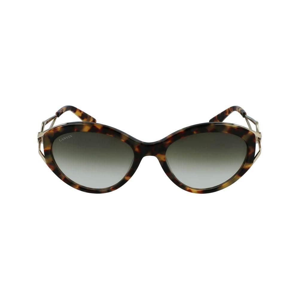 Lanvin Brown Acetate Sunglasses - Hilstor