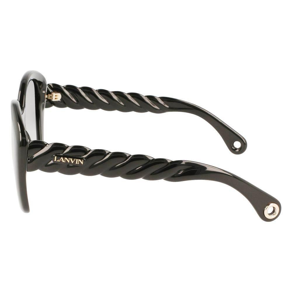 Lanvin Black Bio Injected Sunglasses - Hilstor