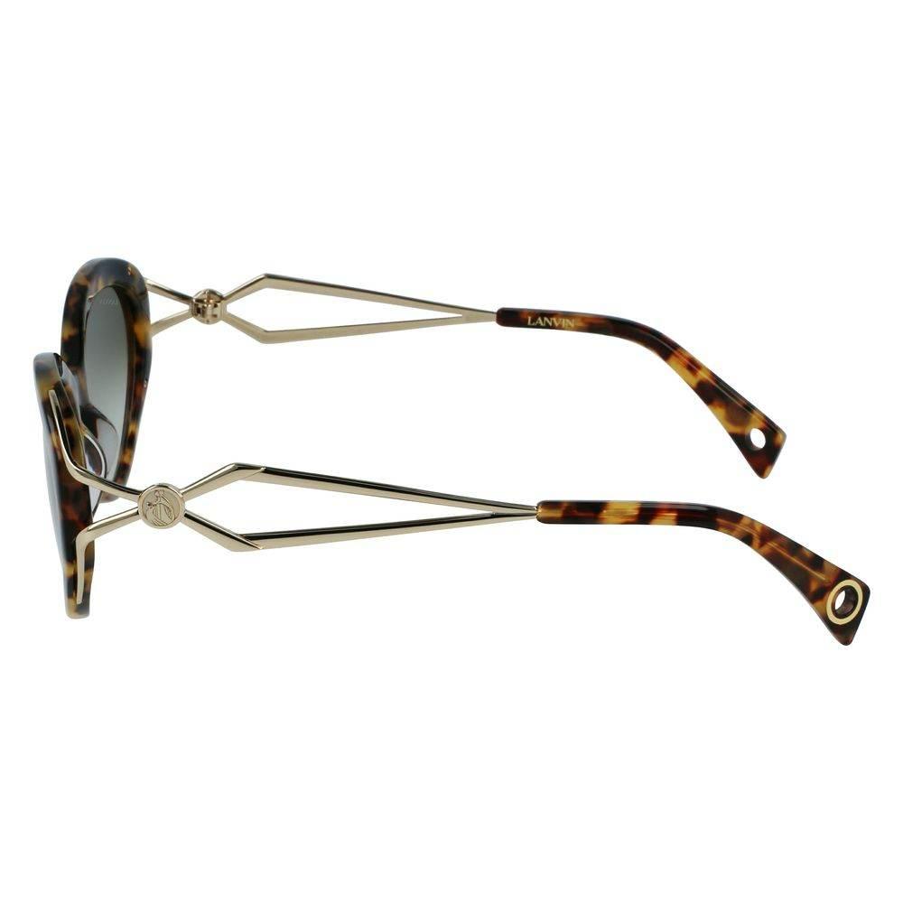 Lanvin Brown Acetate Sunglasses - Hilstor