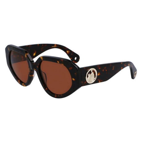 Lanvin Brown Acetate Sunglasses - Hilstor