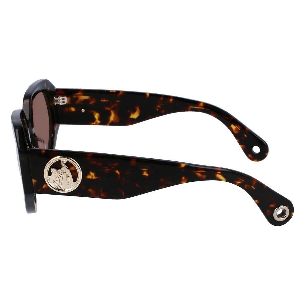 Lanvin Brown Acetate Sunglasses - Hilstor