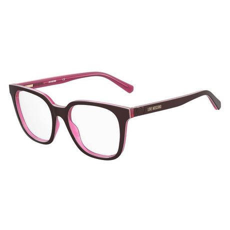 Love Moschino Burgundy Acetate Frames - Hilstor