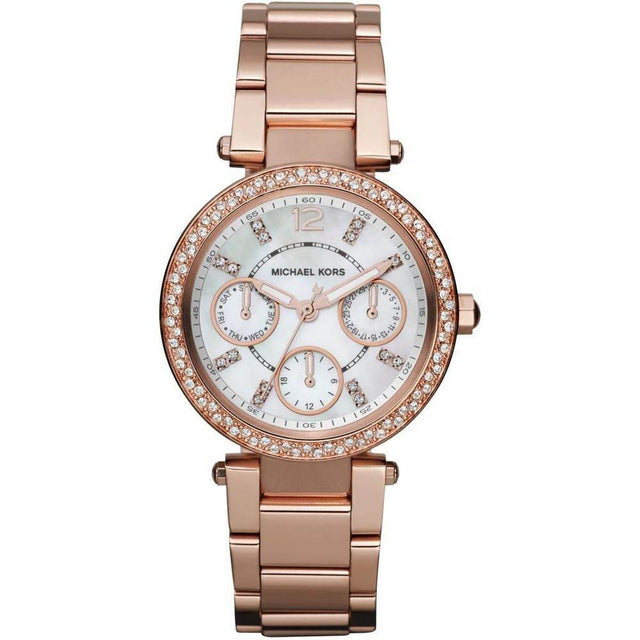 Michael Kors Rose Gold Steel Watch - Hilstor