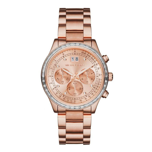Michael Kors Rose Gold Steel Watch - Hilstor