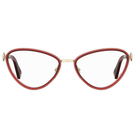 Moschino Burgundy Metal Frames - Hilstor