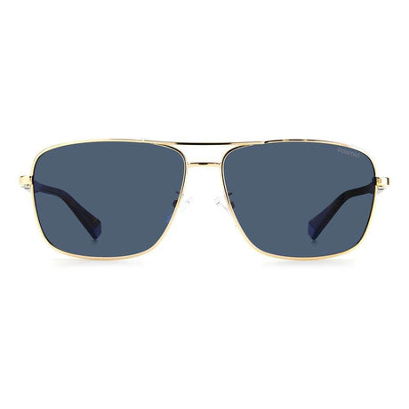 Polaroid Gold Metal Sunglasses - Hilstor
