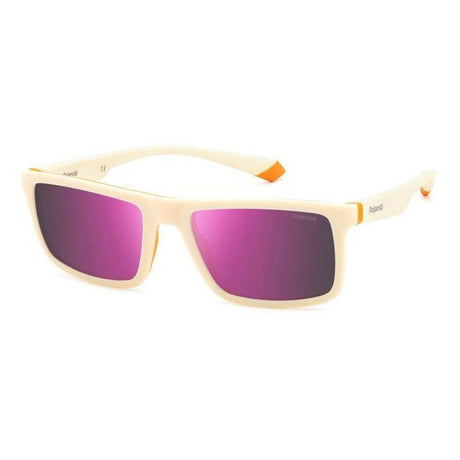 Polaroid White Rubber Sunglasses - Hilstor