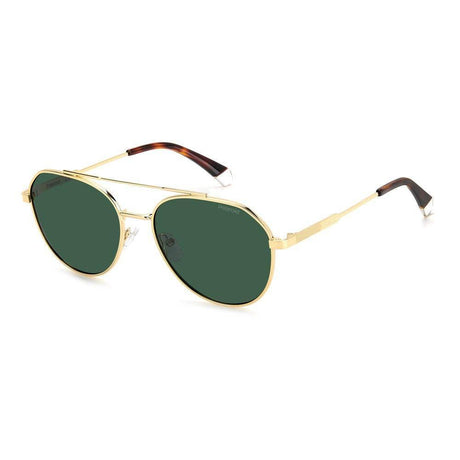 Polaroid Gold Stainless Steel Sunglasses - Hilstor