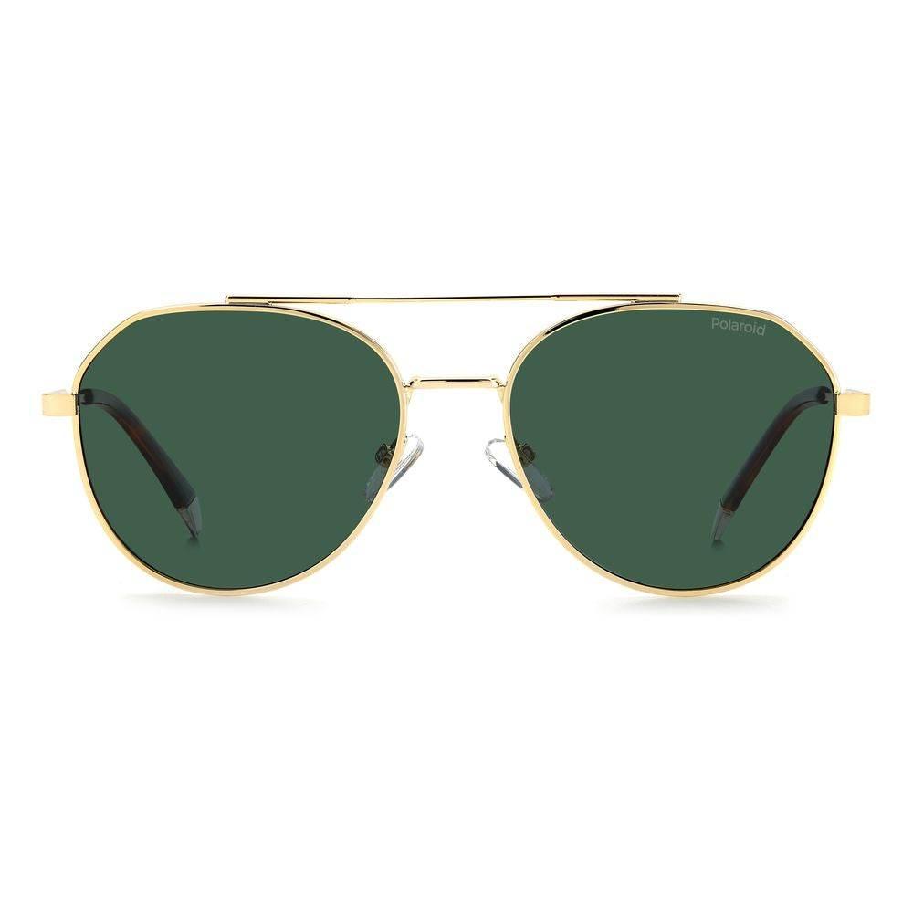 Polaroid Gold Stainless Steel Sunglasses - Hilstor
