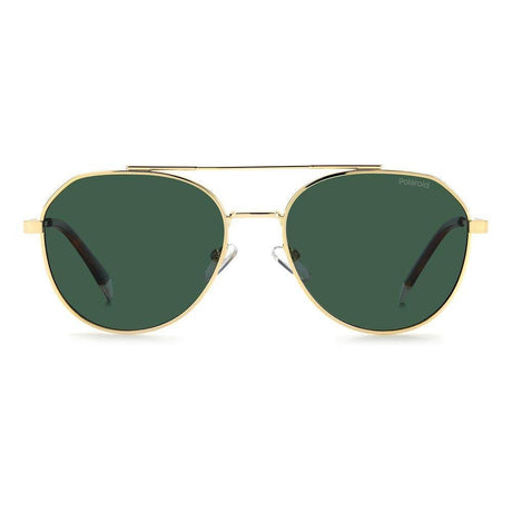 Polaroid Gold Stainless Steel Sunglasses - Hilstor