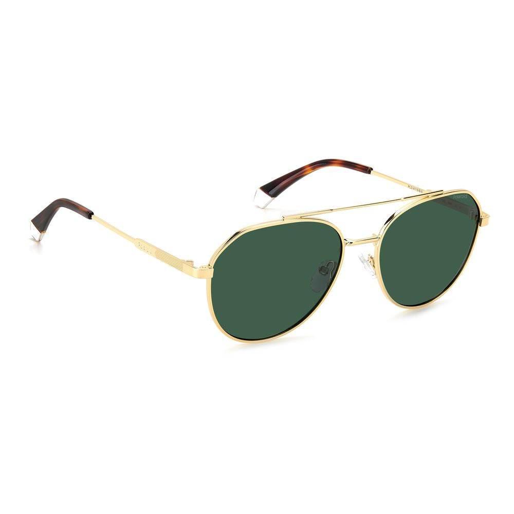 Polaroid Gold Stainless Steel Sunglasses - Hilstor