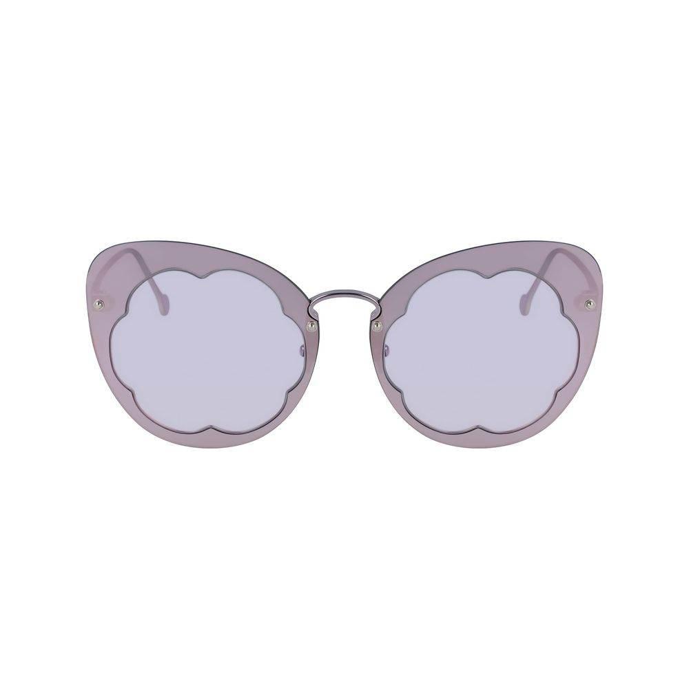 Salvatore Ferragamo Purple Metal Sunglasses - Hilstor