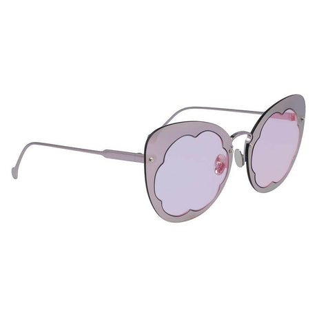 Salvatore Ferragamo Purple Metal Sunglasses - Hilstor