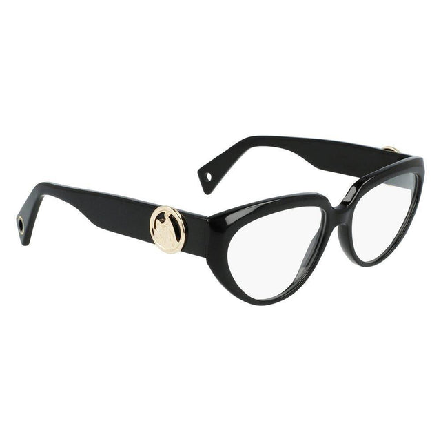 Lanvin Black Acetate Frames - Hilstor
