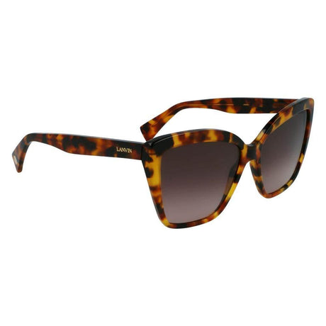 Lanvin Brown Acetate Sunglasses - Hilstor