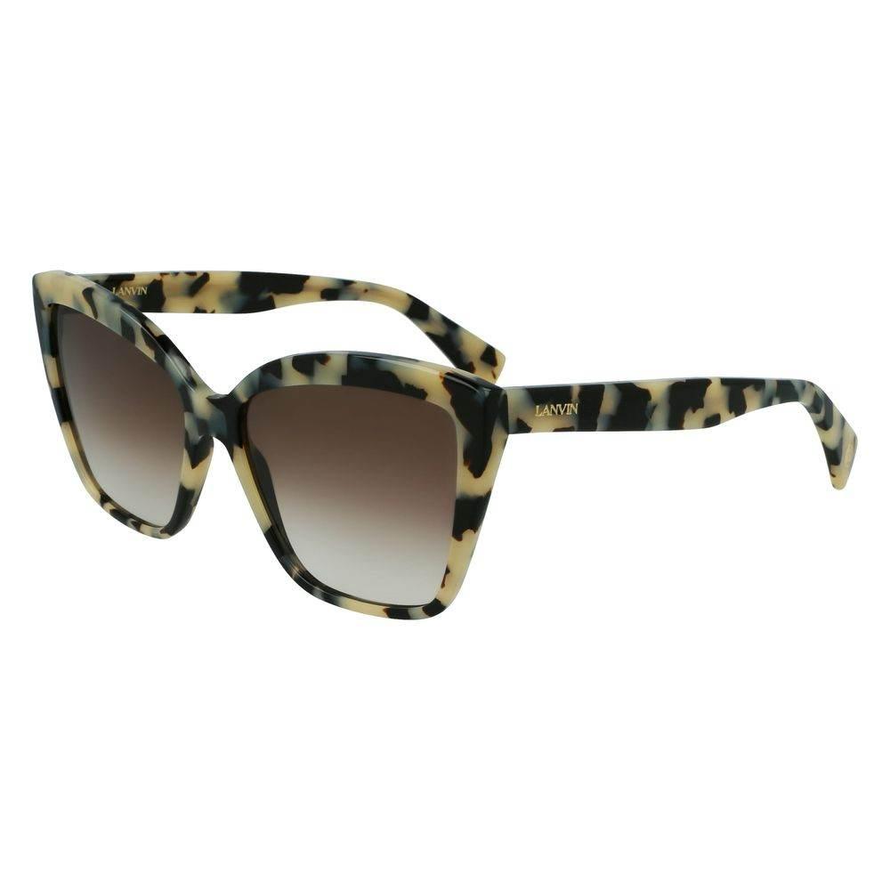 Lanvin Gray Acetate Sunglasses - Hilstor