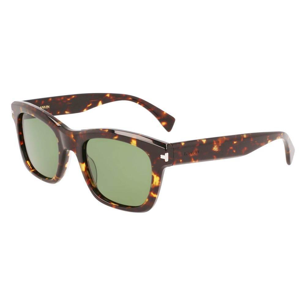Lanvin Brown Acetate Sunglasses - Hilstor