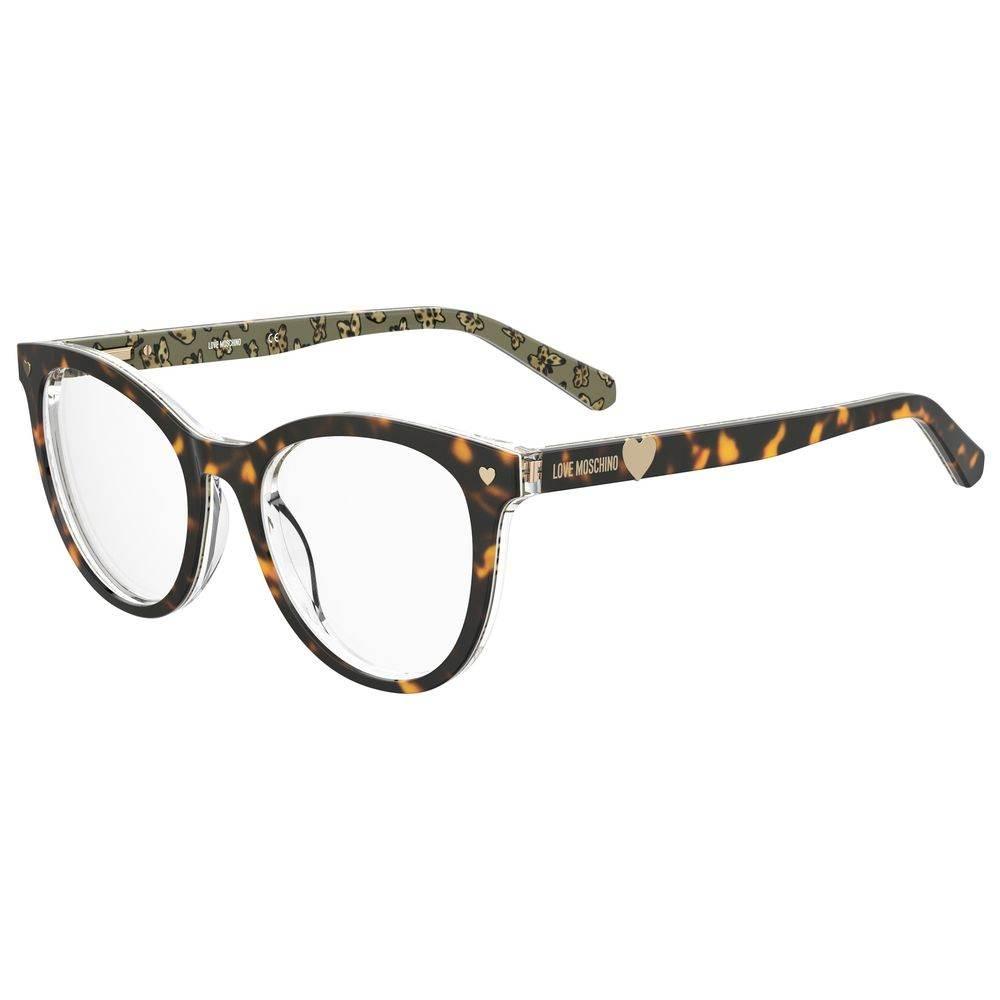 Love Moschino Brown Acetate Frames - Hilstor