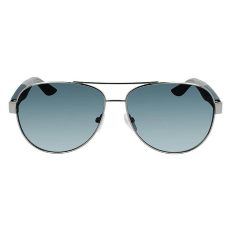 Ferragamo Gray Metal Sunglasses - Hilstor