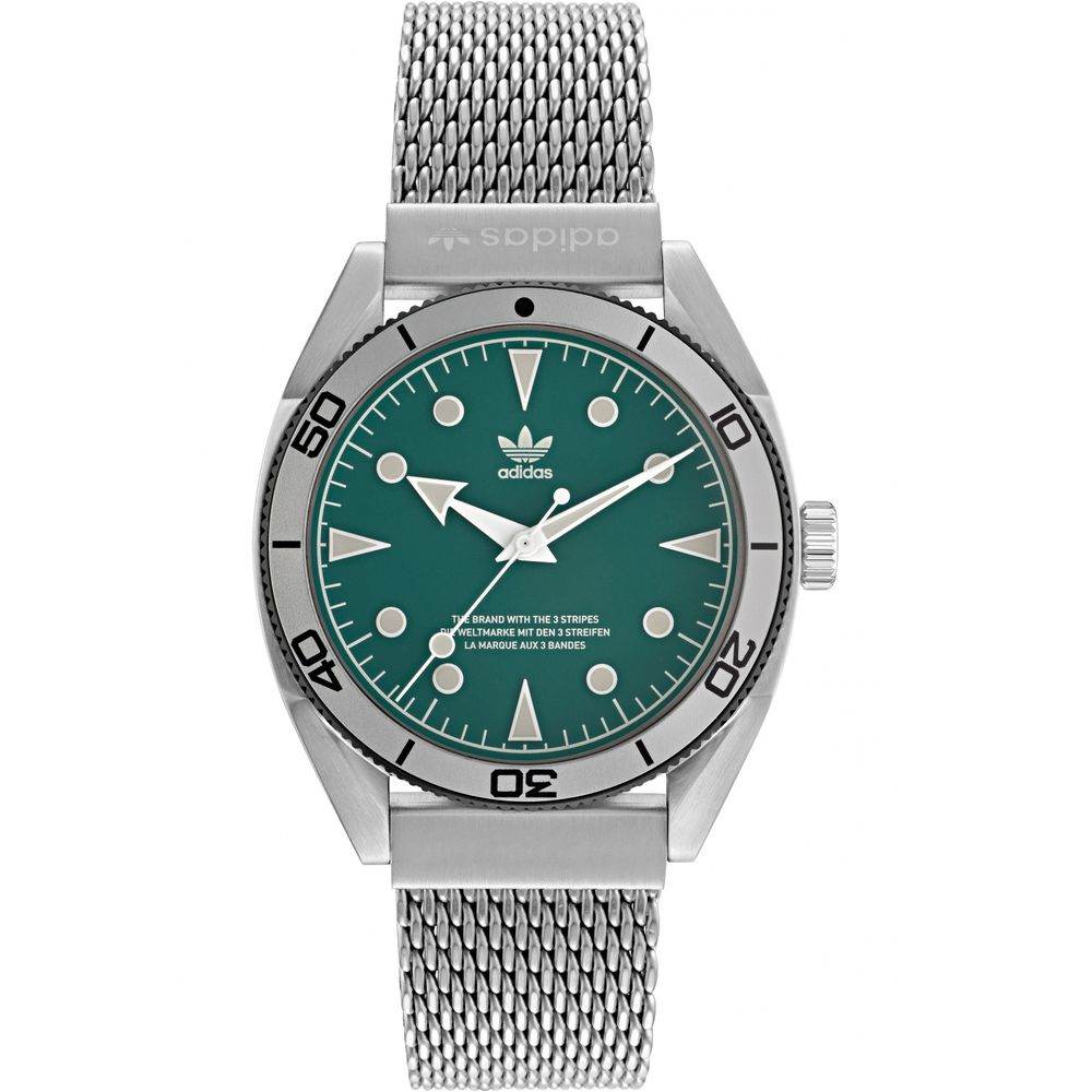 Adidas Gray Stainless Steel Watch - Hilstor