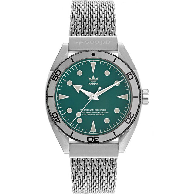 Adidas Gray Stainless Steel Watch - Hilstor