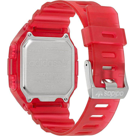 Adidas Red Resin Watch - Hilstor