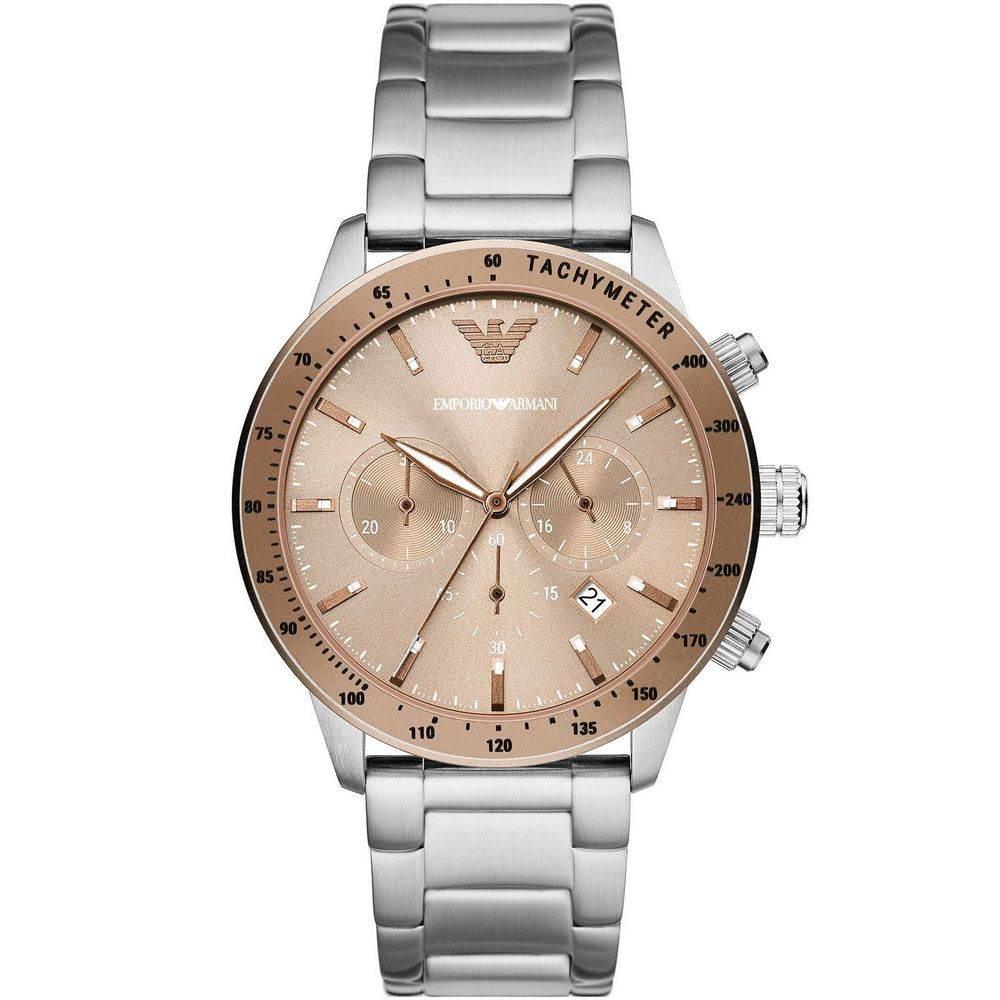 Armani Silver Stainless Steel Watch - Hilstor