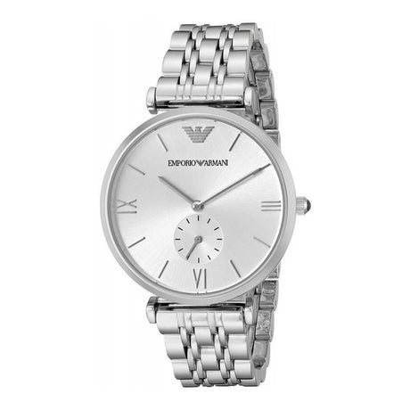 Armani Silver Steel Watch - Hilstor
