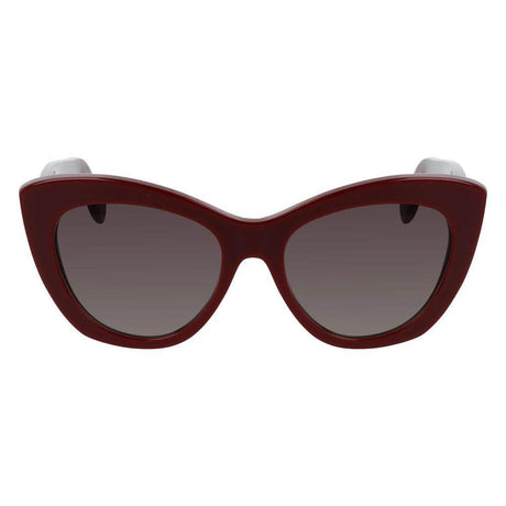 Salvatore Ferragamo Bordeaux Acetate Sunglasses - Hilstor