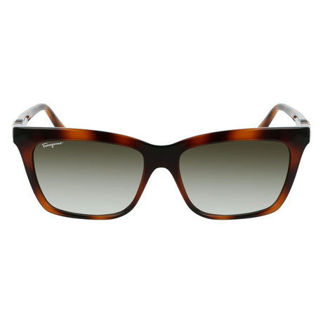 Ferragamo brune injicerede solbriller