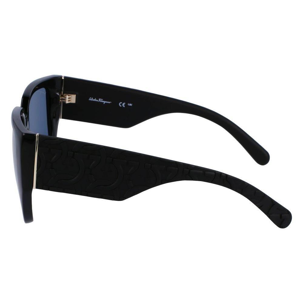 Ferragamo Black Bio Injected Solbriller