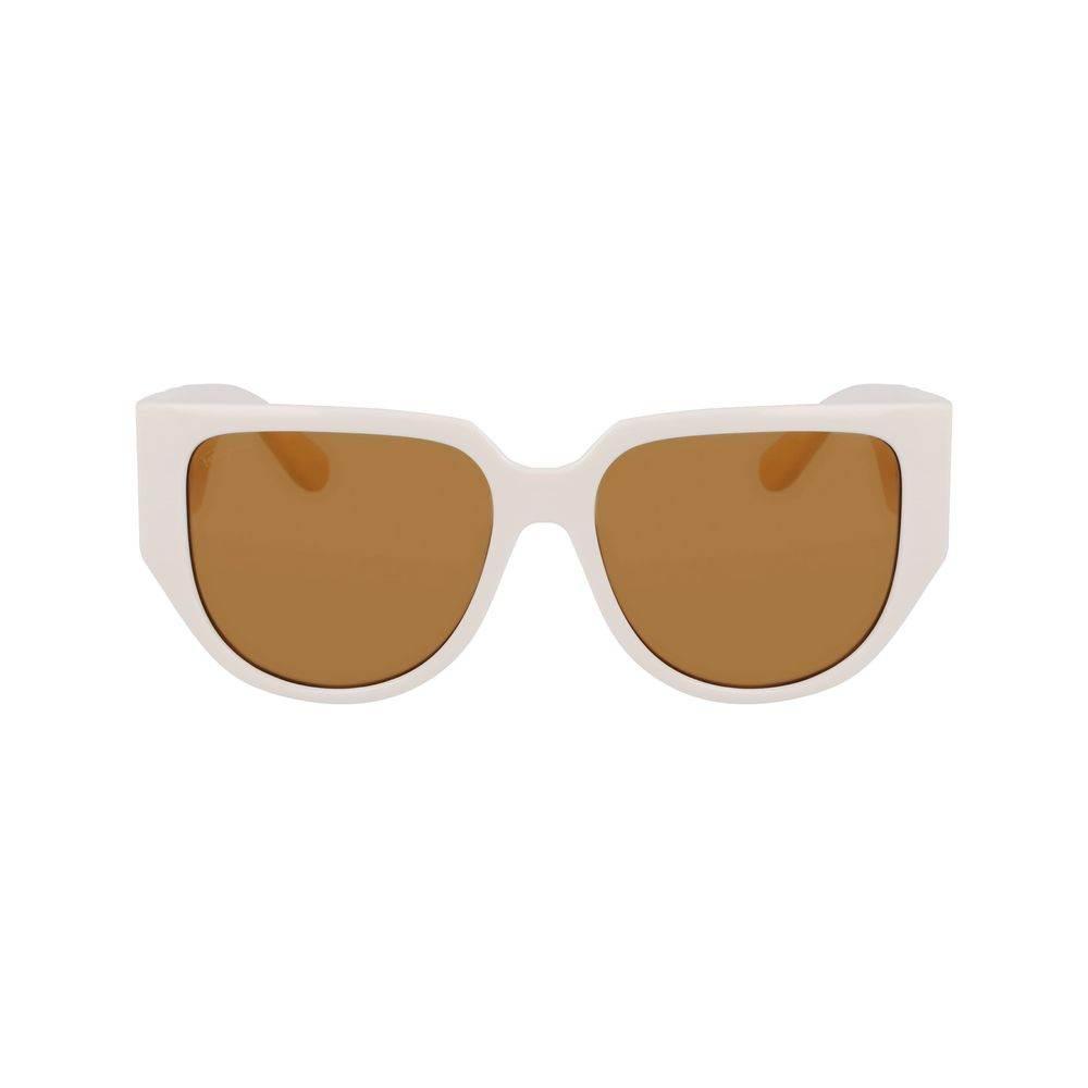 Ferragamo White Bio Injected Sunglasses - Hilstor