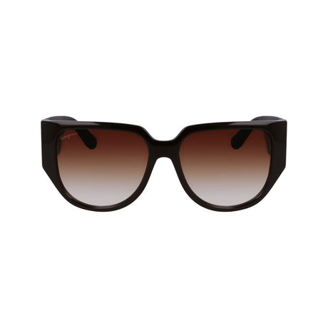 Ferragamo brune bio-injicerede solbriller