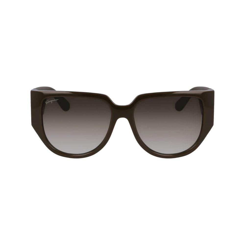 Ferragamo Green Bio Injected Sunglasses - Hilstor