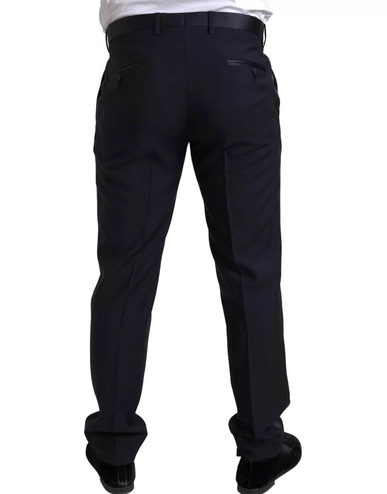 Dolce & Gabbana Black 3 Piece Single Breasted MARTINI Suit - Hilstor