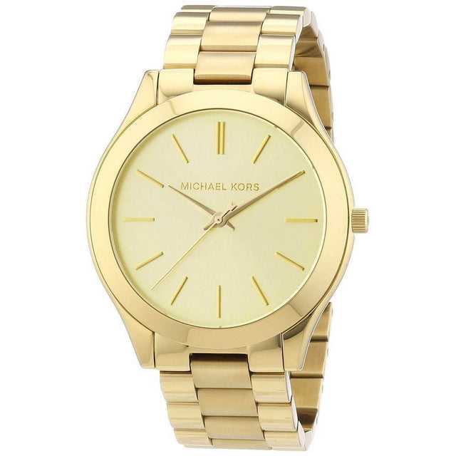 Michael Kors Gold Steel Watch - Hilstor