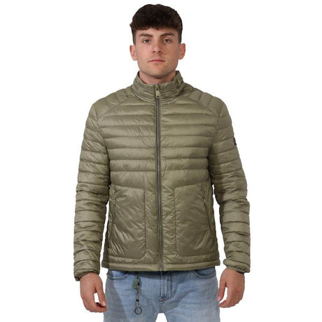Yes Zee Green Nylon Men Lightweight Vest - Hilstor